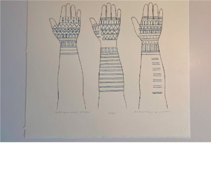 Forearm/Hand Tattoo by Germaine Arnattaujuq